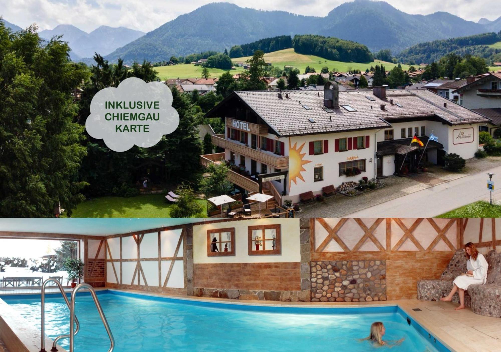 Hotel Alpensonne Ruhpolding Chiemgau Karte Екстериор снимка